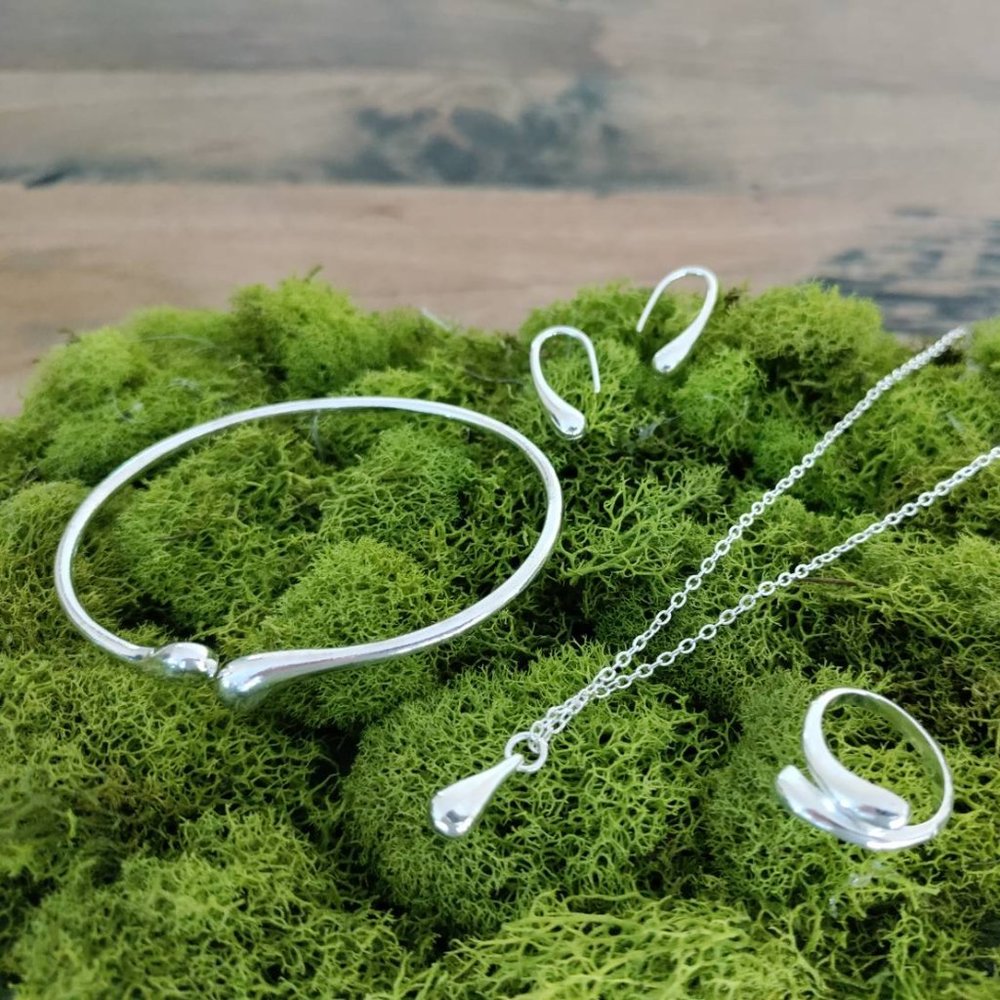 Water Drop Jewelry Set
